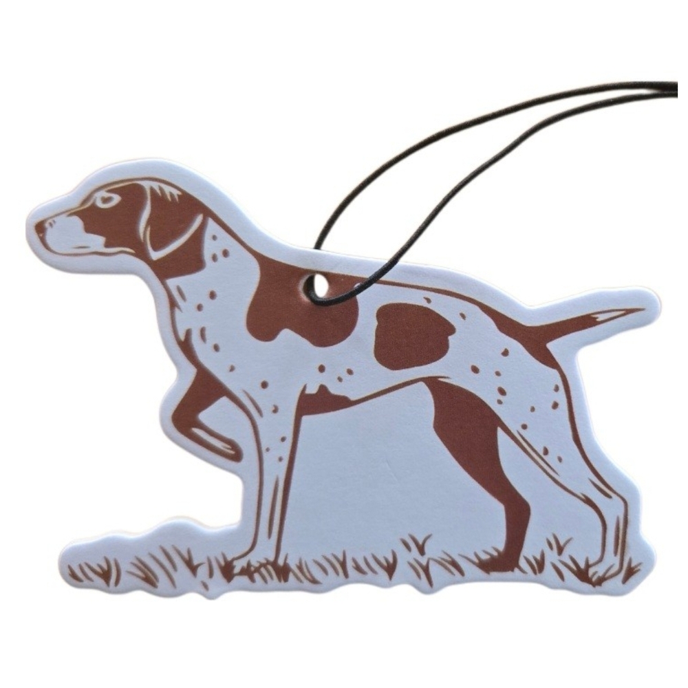 Pointer Hunting Dog Car Air Freshener Duck